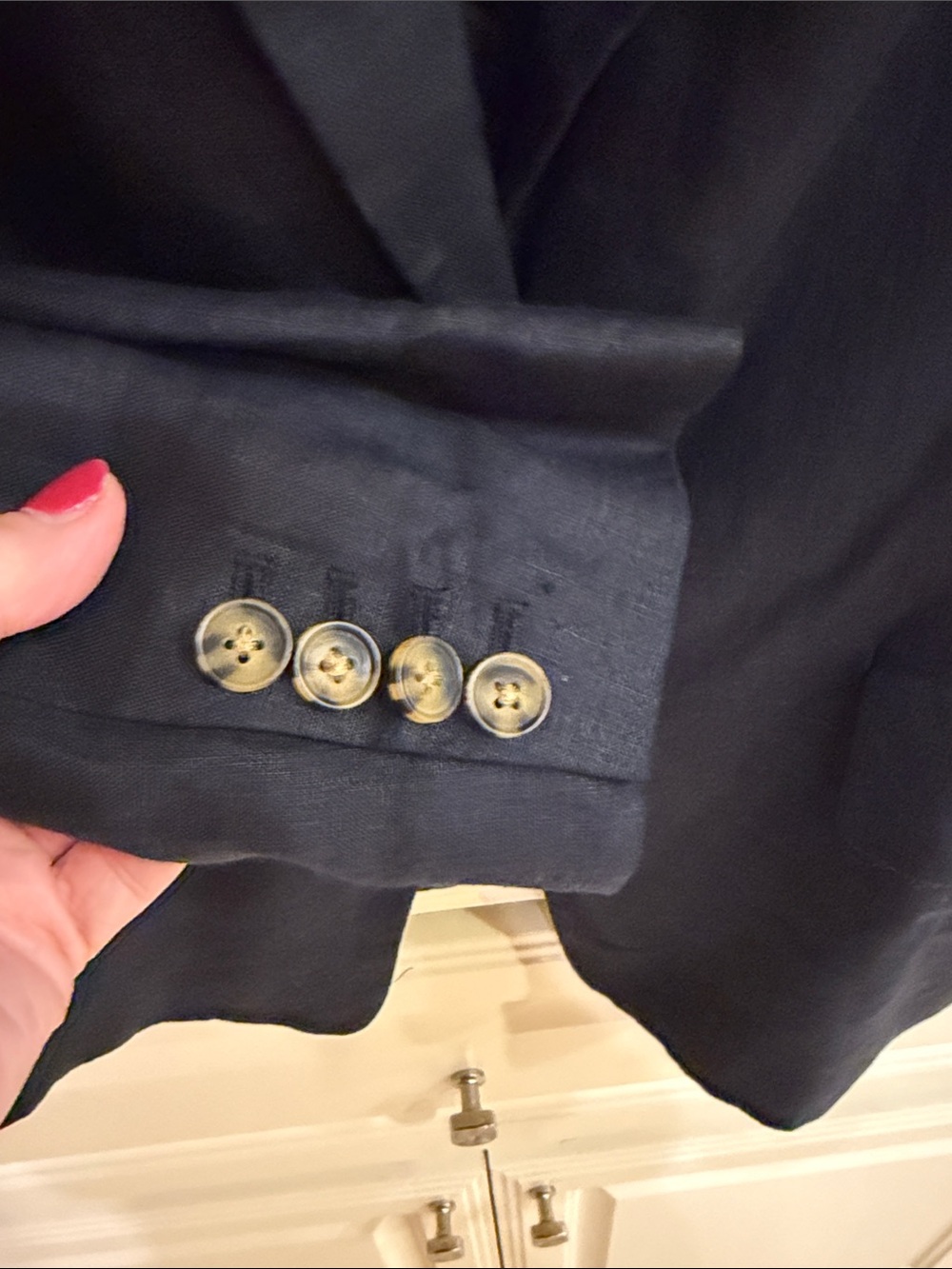Quince structured linen blazer - Picture 4 of 6
